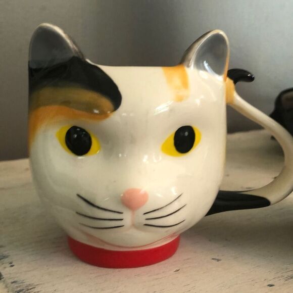 Cat and dog west elm mug set - Picture 2 of 6